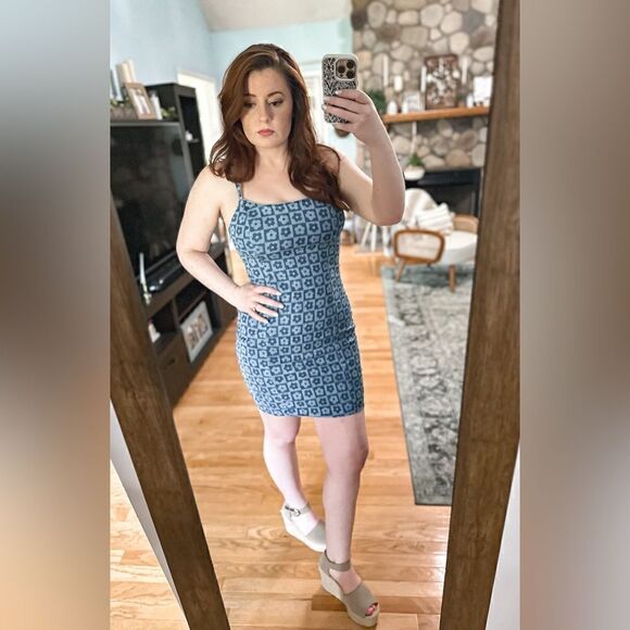 Divided denim dress  - Picture 13 of 14